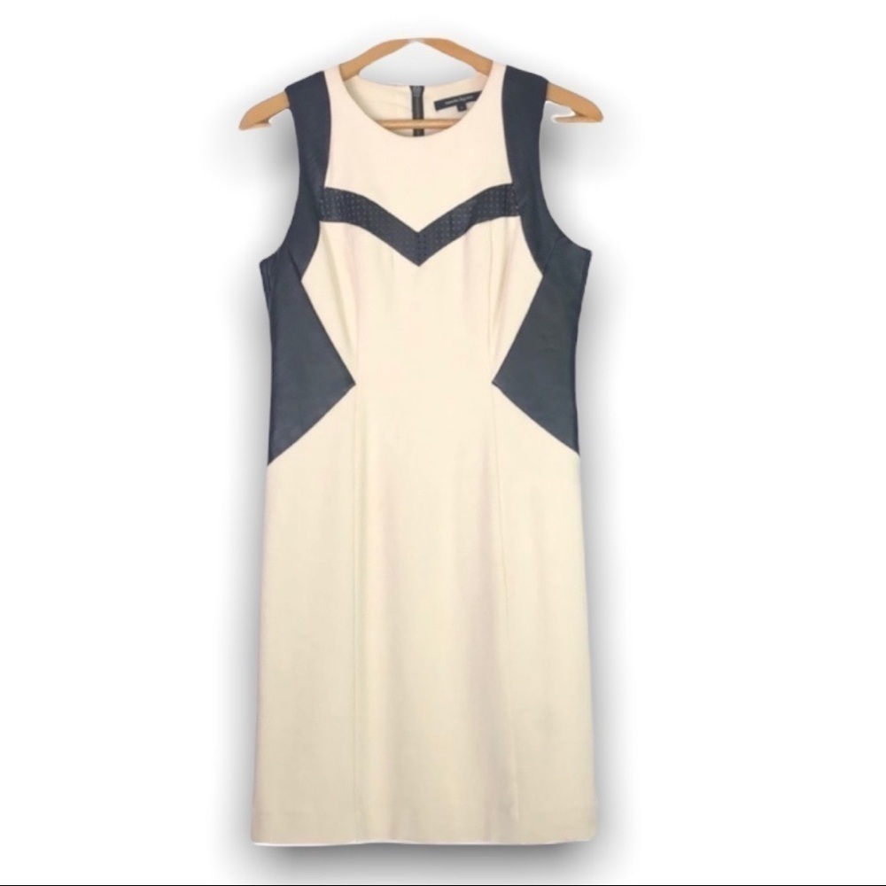 Nanette Lapore -Rio Grande Leather and Ponte Dress